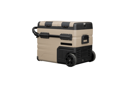 Steamy-E Dual Zone Roller Elektrische Kompressor-Kühlbox mit Rollen (45 Liter)