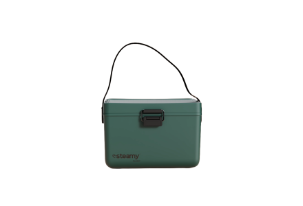 Steamy Classy 12 (12 Liter) Kühlbox mit Schultergurt Pine Green
