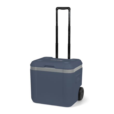 Steamy Cool 52 Roller (52 Liter) Koelbox op Wielen Blauw + 1x Koelelement XXL GROUPED
