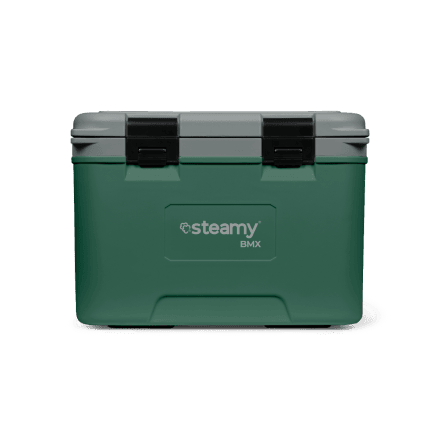 Steamy BMX (21 Liter) Kühlbox Grün + 2x Kühlelement Medium mit großem Rabatt