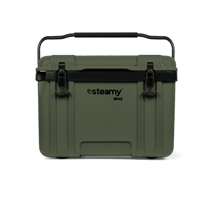 Steamy BMX (26 Liter) Grün + 2x Kühlelement Large mit großem Rabatt