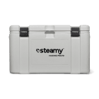Steamy Marine Pro 70 (70 Liter) Kühlbox Weiß + 1x Kühlelement XXL mit großem Rabatt