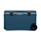 Steamy Cool 70 (70 Liter) Kühlbox mit Rollen Blau + 1x Kühlelement XXL mit großem Rabatt